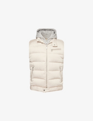 ELEVENTY: Detachable Sleeveless Silk Gilet