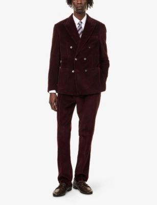 ELEVENTY: Corduroy Regular-Fit Cotton Trousers