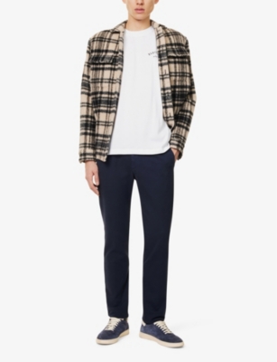 ELEVENTY: Crewneck brand-print cotton-jersey T-shirt