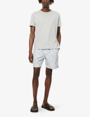 ELEVENTY: Graphic-Print Relaxed-Fit Beach Shorts