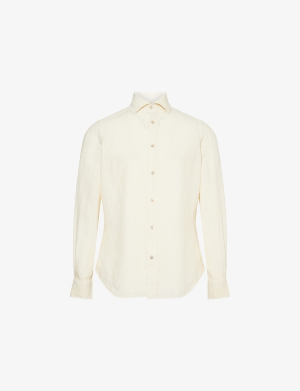 Dandy Classic-Collar Linen Shirt