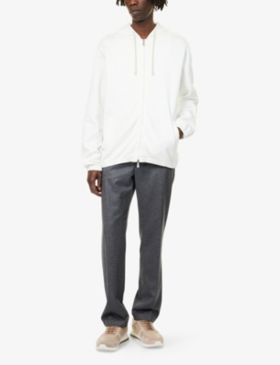 ELEVENTY: Relaxed-Fit Long-Sleeve Cotton-Jersey Hoody