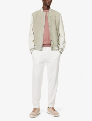 ELEVENTY: Drawstring-Waist Straight-Leg Cotton-Blend Jogging Bottoms