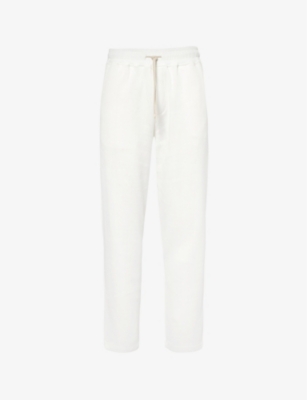 ELEVENTY: Drawstring-Waist Straight-Leg Cotton-Blend Jogging Bottoms