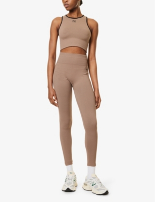 P.E NATION WOMENS FOSSIL RESTORE SEAMLESS HIGH-RISE STRETCH-WOVEN LEGGINGS 