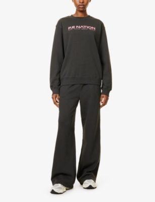 Qualify Graphic-Print Cotton Sweatshirt