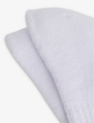Shop P.e Nation Womens Homage Cotton-blend Socks Optic White
