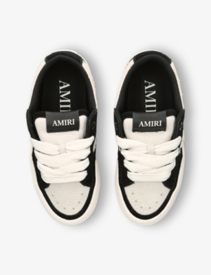 AMIRI: Sunset star-embroidered suede low-top trainers