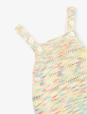 THE BONNIE MOB: Magic Space Dye cotton knitted Romper 0-24 months