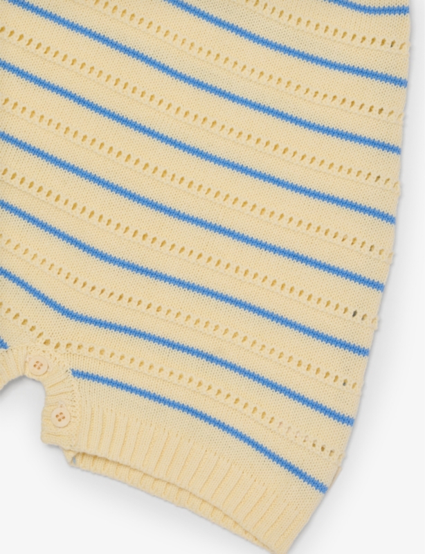 Striped Knitted Romper 6-24 Months