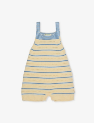 THE BONNIE MOB: Striped Knitted Romper 6-24 Months