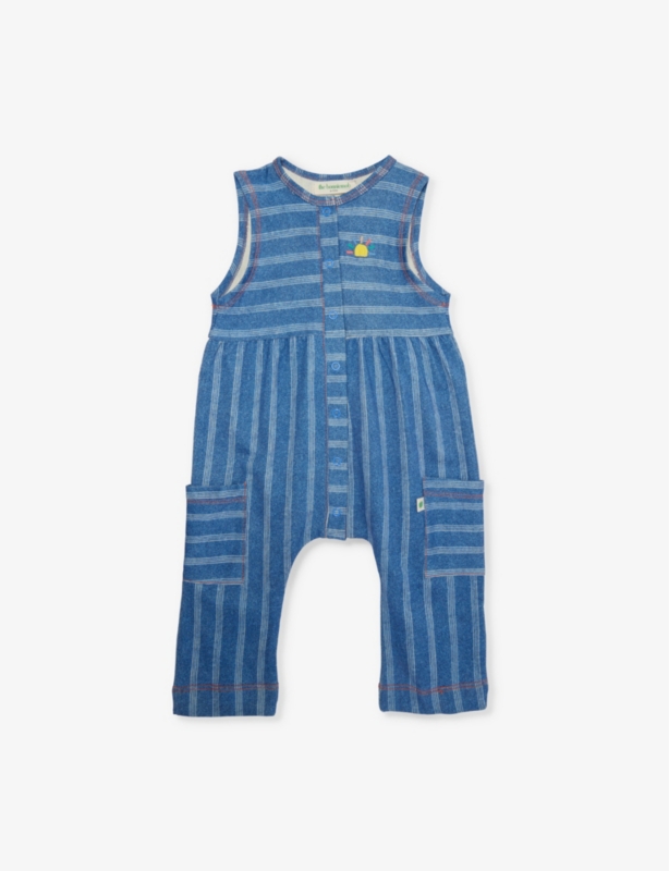 Pinstripe Sleeveless Cotton Romper 6 - 24 Months