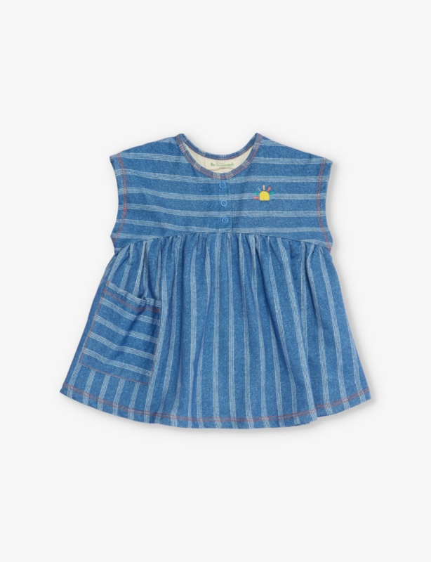 Striped Sleeveless Cotton-Jersey Dress 6-24 Months