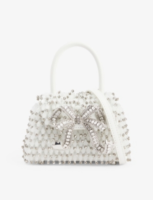 Studded Bow Detail Shoulder Bags