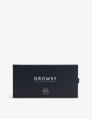 Drowsy Sleep Co x Swarovski rhinestone-embellishment silk sleep mask