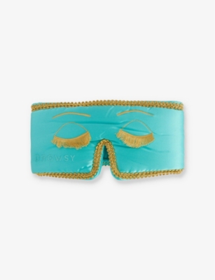 Breakfast At Drowsy silk sleep mask