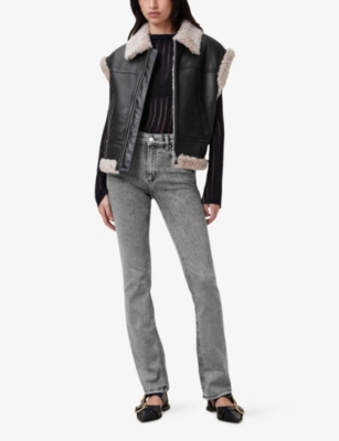 ALLSAINTS: Slim-Fit Bootcut-Leg Denim Jeans