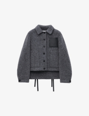 LOEWE: Workwear relaxed-fit wool-blend jacket