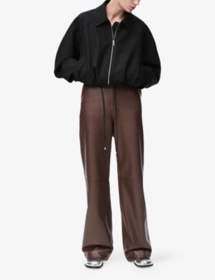 LOEWE: Balloon Drawstring-Hem Wool-Blend Jacket
