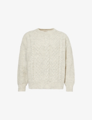 Sophie cable-knit wool jumper