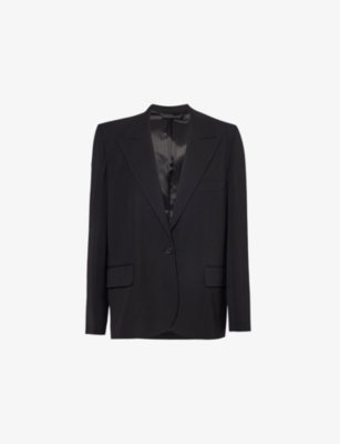 ACNE STUDIOS: Peak-lapel Single-Breasted woven blazer