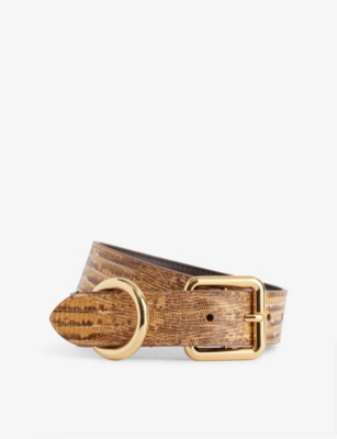 JACQUEMUS WOMENS BEIGE LA CEINTURE REGALO LEATHER BELT