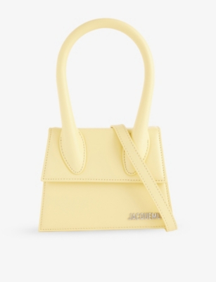 JACQUEMUS: Le Chiquito Medium Leather Top-Handle Bag