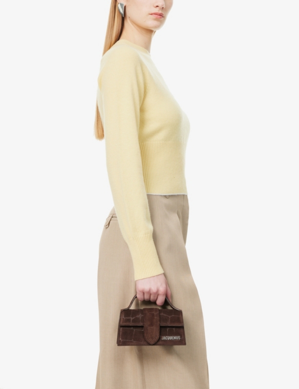 Le Bambino Small Leather Top-Handle Bag