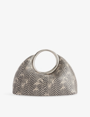 JACQUEMUS: Le Petit Calino Leather Top-Handle Bag
