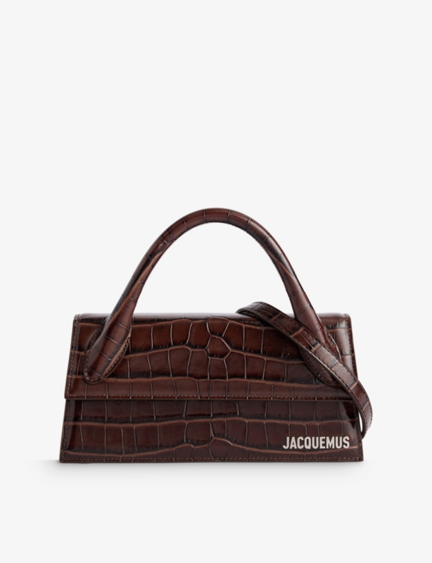 Le Chiquito Long Small Leather Top-Handle Bag