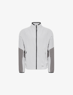 Arksen Labs Mens Limosa Softshell Logo-print Stretch-woven Jacket Ultimate Grey