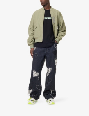 OFF-WHITE C/O VIRGIL ABLOH: Cash Arrow Skate Logo-Print Cotton-Jersey T-Shirt