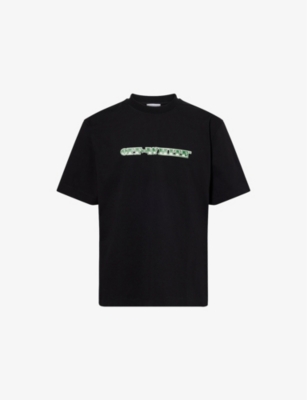 OFF-WHITE C/O VIRGIL ABLOH: Cash Arrow Skate Logo-Print Cotton-Jersey T-Shirt