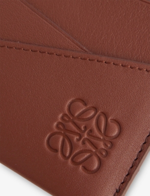 LOEWE: Puzzle Edge Plain Leather Card Holder