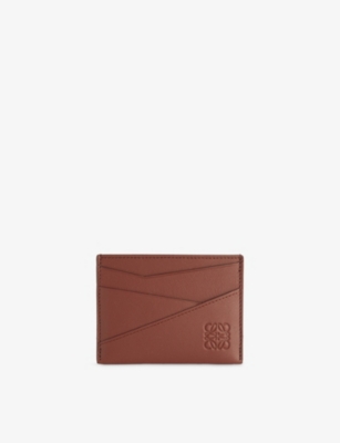 LOEWE: Puzzle Edge Plain Leather Card Holder