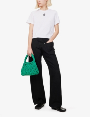 JW ANDERSON: Anchor short-sleeve cotton T-shirt