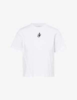 JW ANDERSON: Anchor short-sleeve cotton T-shirt