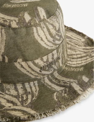 JACQUEMUS: Le Bob Artichaut Cotton Bucket Hat