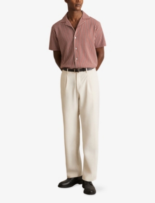 REISS: Tower Striped Cotton-Blend Shirt