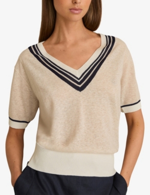 Ida V-Neck Knitted Top