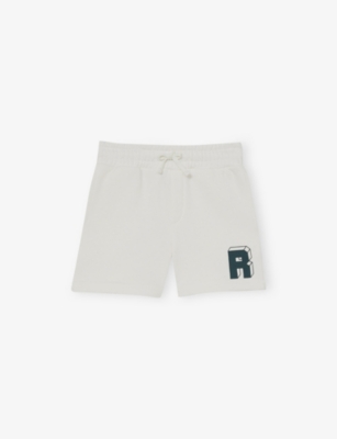 REISS: Marcus Block Logo-Print Cotton-Blend Shorts 3-9 Years