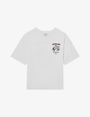 REISS: Match Day Short-Sleeve Cotton T-Shirt 9-13 Years