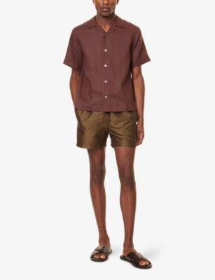 CHE: Valbonne camp-collar linen shirt