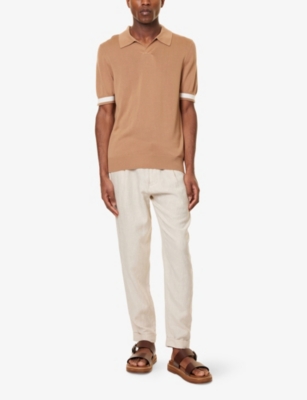CHE: Tapered Slim-Fit Linen Trousers