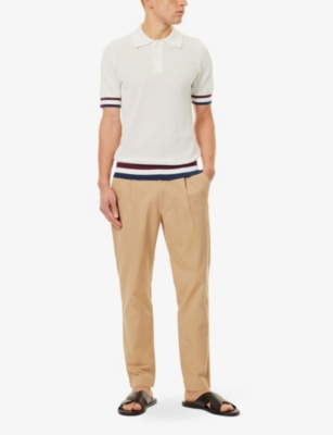 CHE: Santiago Quinn short-sleeves regular-fit cotton-knit polo shirt