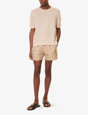 CHE: Ferrier Crew-Neck Linen-Knit T-Shirt