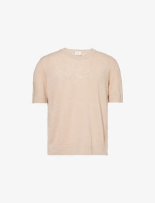 CHE: Ferrier Crew-Neck Linen-Knit T-Shirt