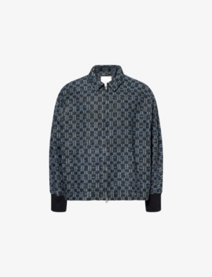 SONG FOR THE MUTE: Two-Welt-Pockets Relaxed-Fit Knitted Jacket