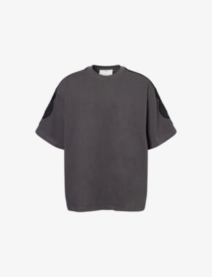 Applique Gym Relaxed-Fit Cotton-Jersey T-Shirt