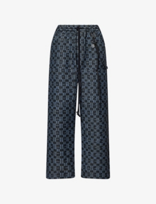 SONG FOR THE MUTE: Multi-Pockets Wide-Leg Woven Trousers